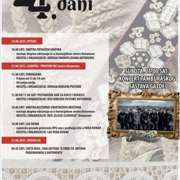 Tradicionalna priredba “Antunovački dani”