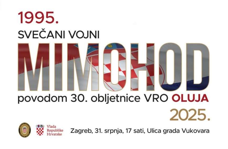 Svečani vojni mimohod u povodu 30 godina VRO OLUJA
