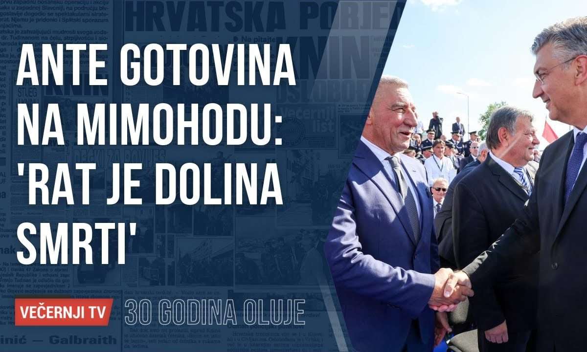 General Ante Gotovina na mimohodu
