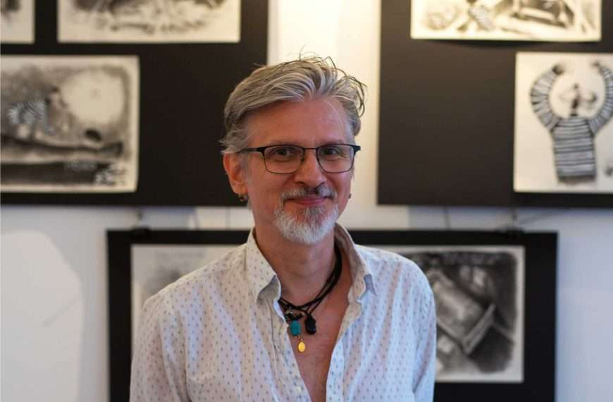 FOTO: Omišalj ugostio izložbu Dubravka Kastrapelija inspiriranu poezijom Drage Gervaisa