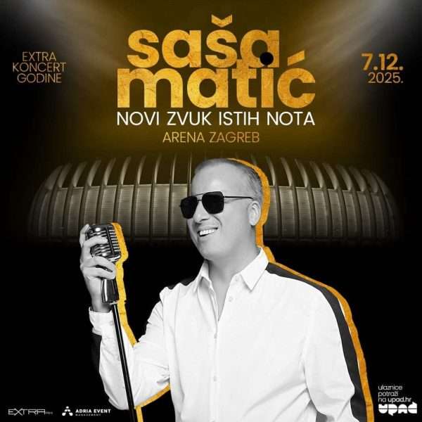 Saša Matić ponovno će zapjevati u glavnom gradu Hrvatske