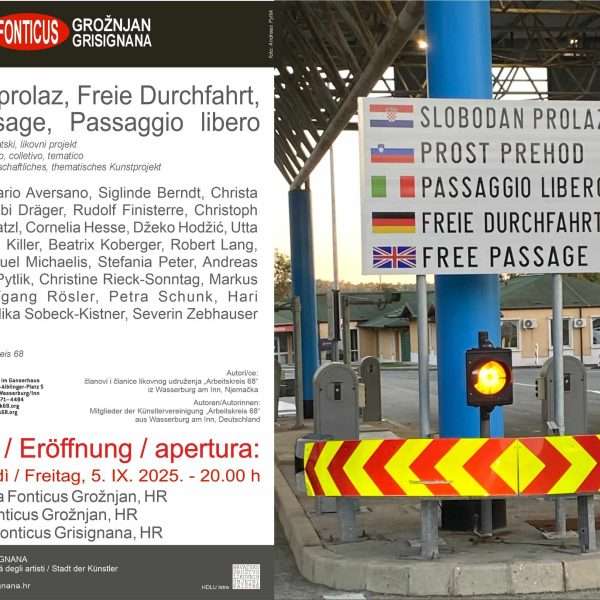 Grožnjan: Slobodan prolaz, Freie Durchfahrt, Free passage, Passaggio libero