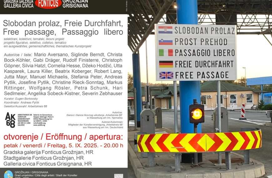 Grožnjan: Slobodan prolaz, Freie Durchfahrt, Free passage, Passaggio libero