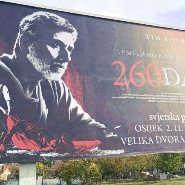 Bliži nam se svjetska premijera filma “260 dana” – 2. studenoga 2025. u Osijeku