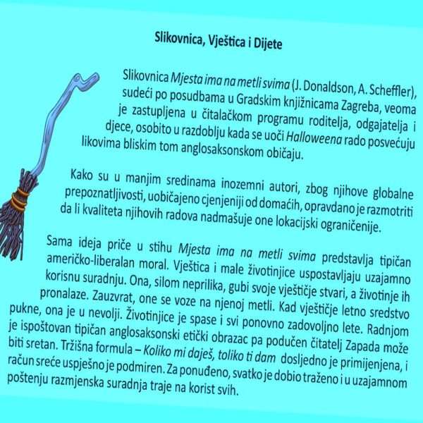 Željka Pintar: Slikovnica, Vještica i Dijete