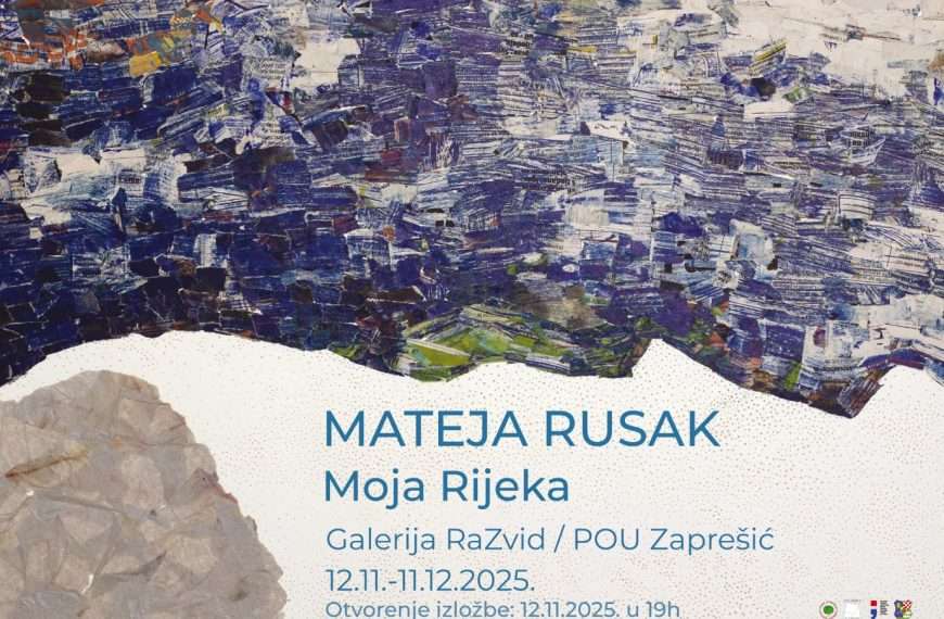 MOJA RIJEKA – Otvorenje izložbe Mateje Rusak, 12.11. u Galeriji Razvid