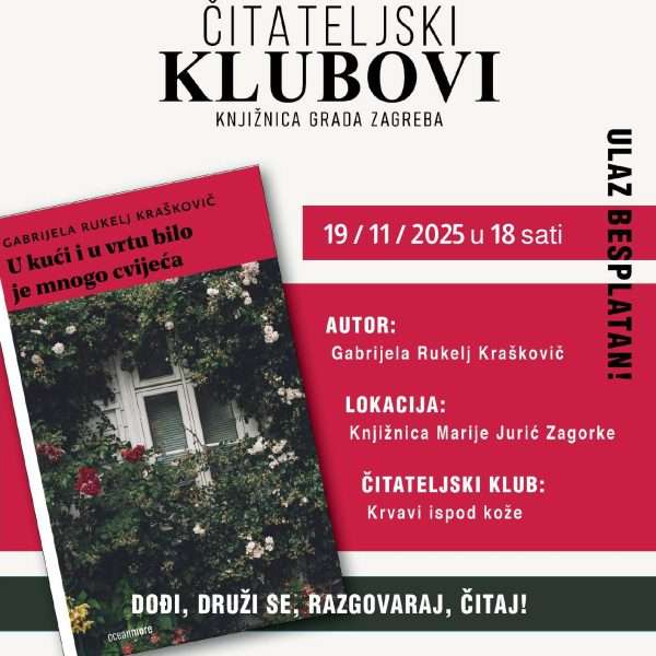 Predstavljanje knjige Gabrijele Rukelj Kraškovič: „U kući i u vrtu bilo je mnogo cvijeća”, 19. studenog