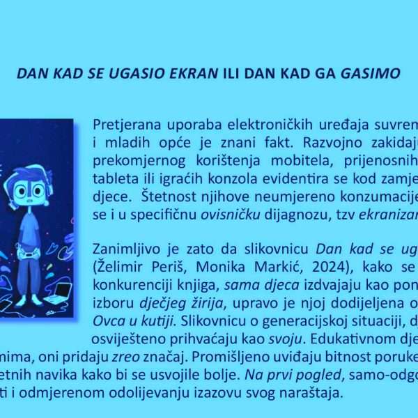 Željka Pintar: Dan kad se ugasio ekran ili dan kad ga gasimo