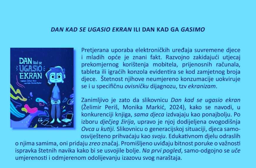 Željka Pintar: Dan kad se ugasio ekran ili dan kad ga gasimo