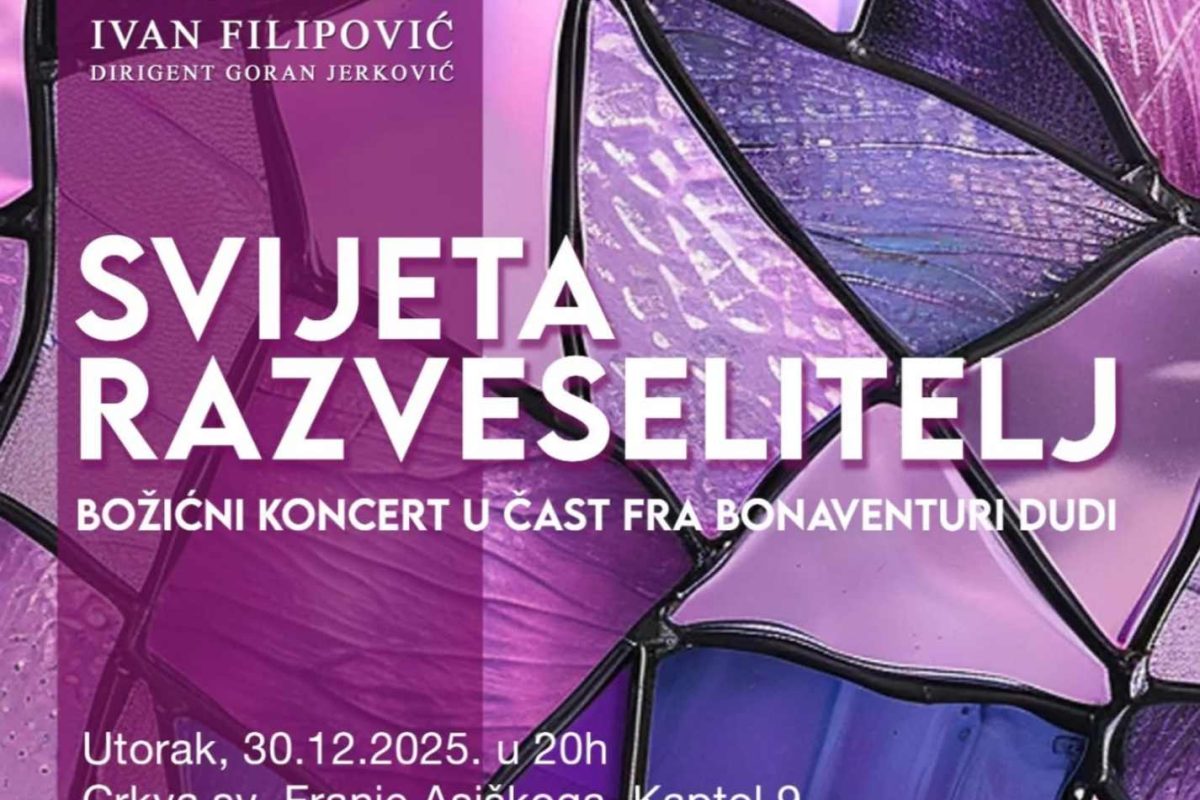SVIJETA RAZVESELITELJ – svečani završetak godine uz Komorni zbor Ivan Filipović, 30. prosinca