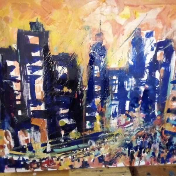 Motiv New Yorka u ciklusu ulja Krešimira Ivića