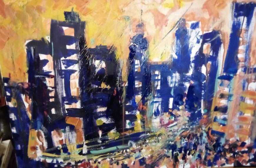 Motiv New Yorka u ciklusu ulja Krešimira Ivića