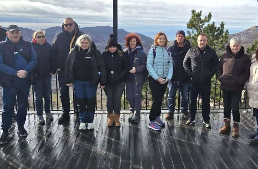 STUDIJSKA POSJETA DELEGACIJE NACIONALNOG PARKA PAKLENICA NACIONALNOM PARKU LOVĆEN