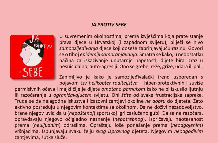 Željka Pintar: Ja protiv sebe