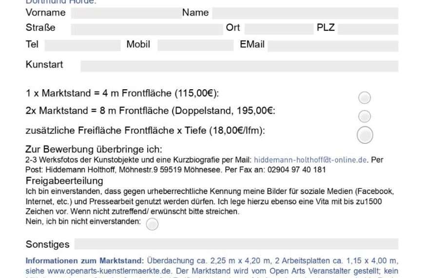 Poziv za prijave za Dortmund OpenArts Phoenixsee 13. izdanje