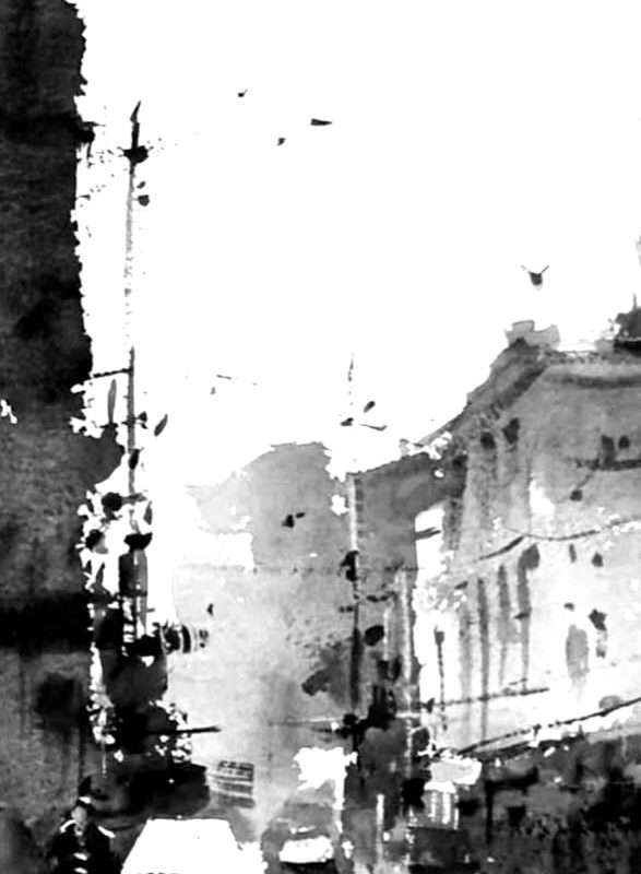 Fragmenti grada u ciklusu tempera Damira Medvešeka