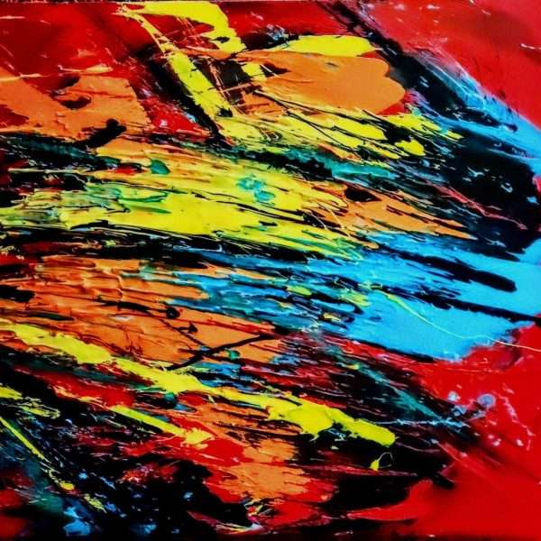 Novi ciklus apstrakcija u akrilu na velikim formatima platna Duška Šibla