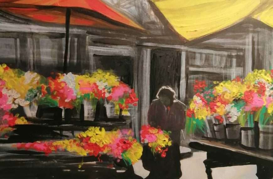 Magična ljepota zagrebačkoga Cvjetnog trga u opusu Renate Facan Kušec