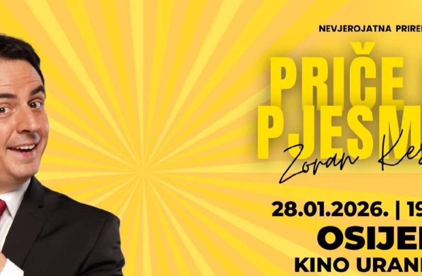 Zoran Kesić ponovno u Osijeku – “Priče i p(j)esme” kino Urania