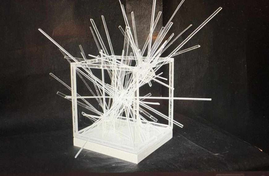 Layd bold print na staklu sa svjetlećim ladicama Hame Čavrka