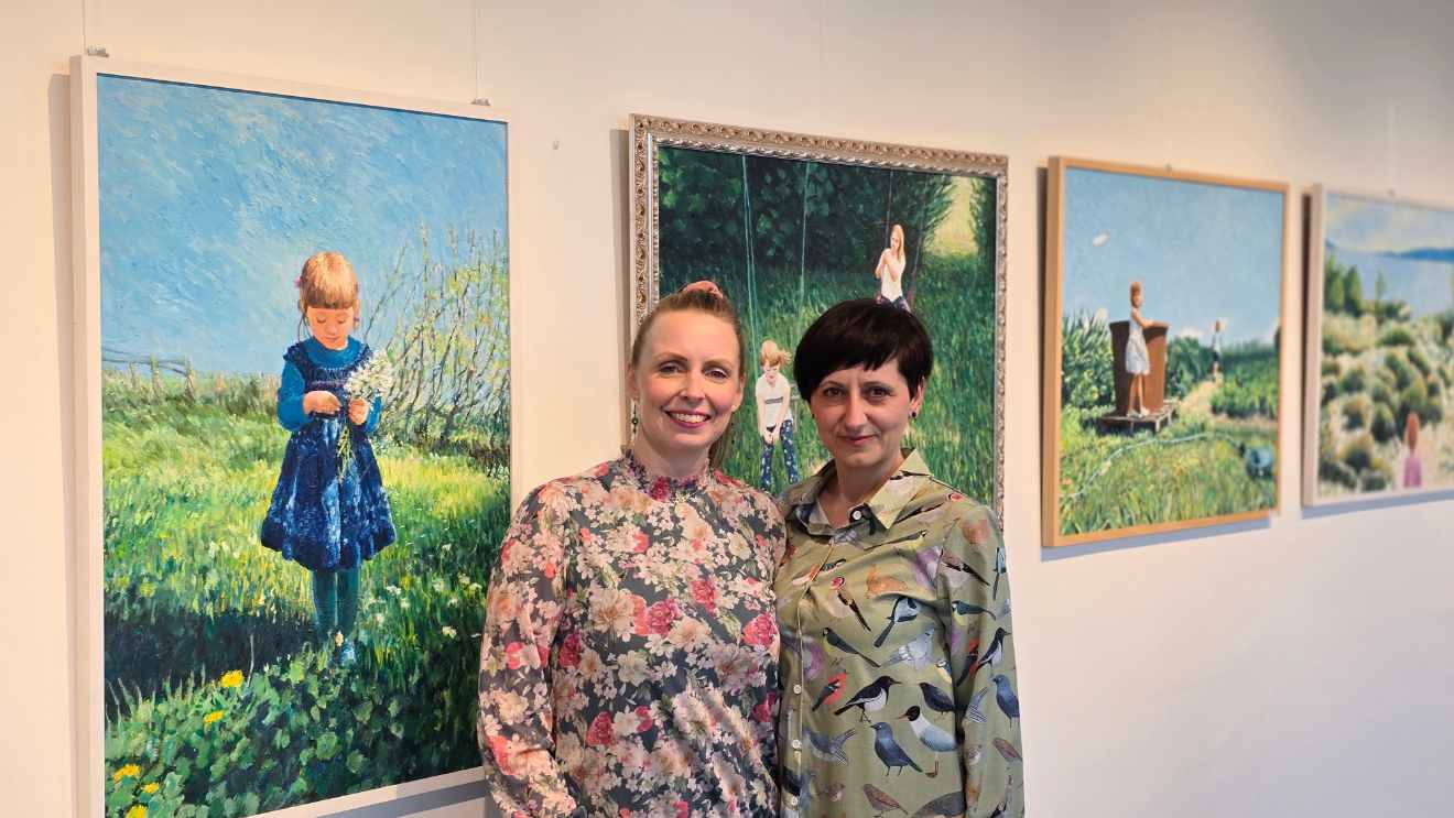 KLINCI – Izložba Ivane Barišić Tomšić otvorena uz radionicu za djecu u Ivanić-Gradu / FOTO