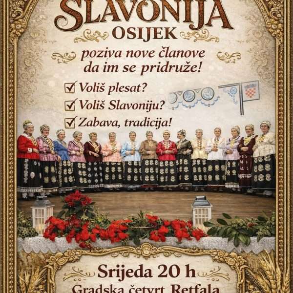 KUD Slavonija Osijek otvara vrata novim članovima – Pridružite se!