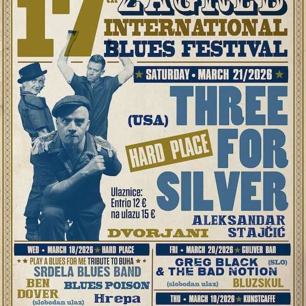 Sutra počinje 17th Zagreb International Blues Festival
