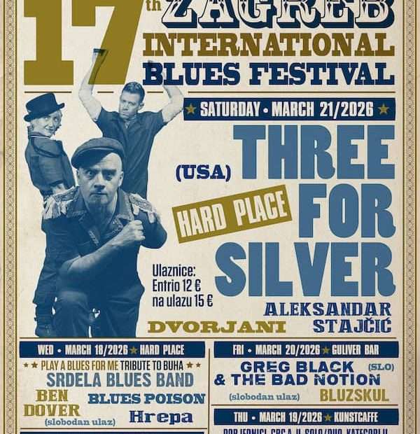 Sutra počinje 17th Zagreb International Blues Festival