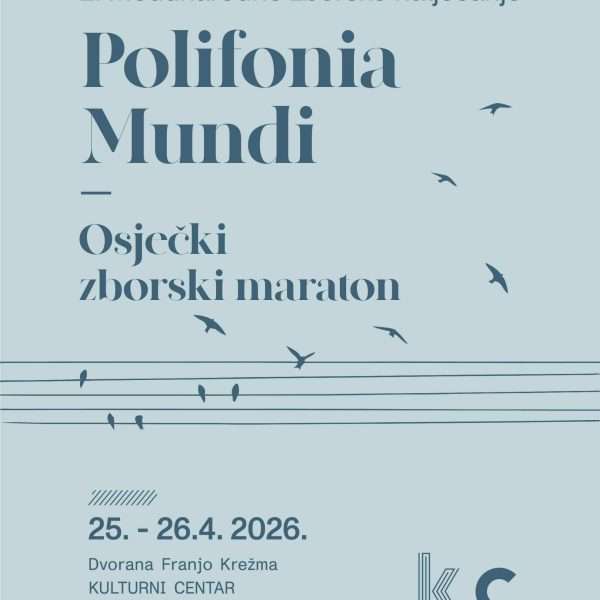 Osijek tijekom vikenda postaje epicentar sustreta i nastupa zborova i zborskih pjevača