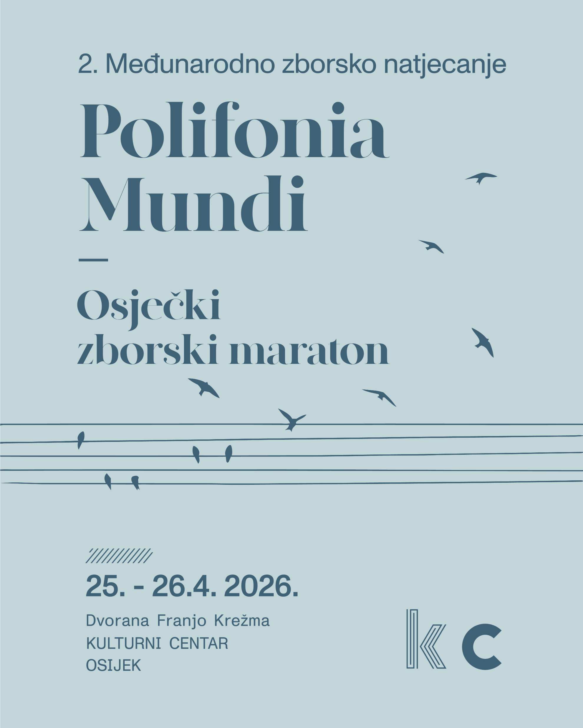 Osijek tijekom vikenda postaje epicentar sustreta i nastupa zborova i zborskih pjevača