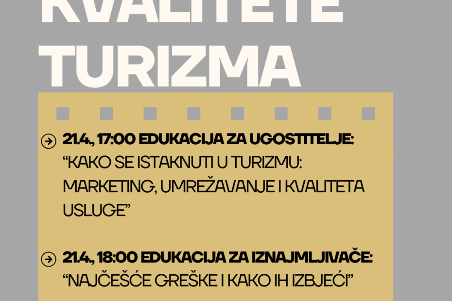 Dani kvalitete turizma Jastrebarsko
