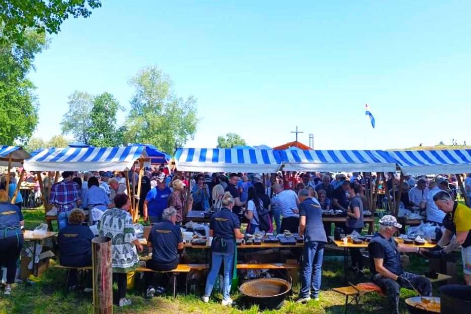 Osijek: Tradicionalno se slavi na lijevoj obali Drave, kod katakombi, uz podjelu graha