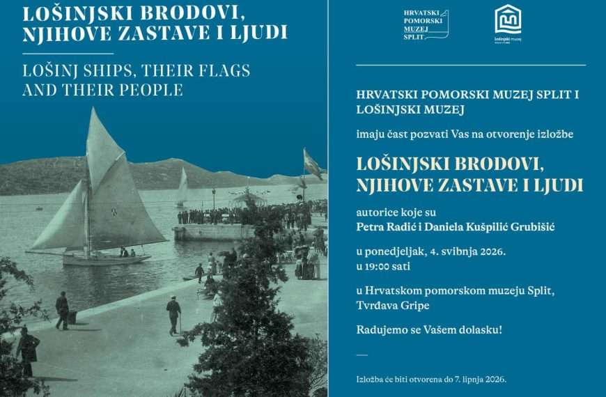 Izložba “Lošinjski brodovi, njihove zastave i ljudi”, od 4. svibnja
