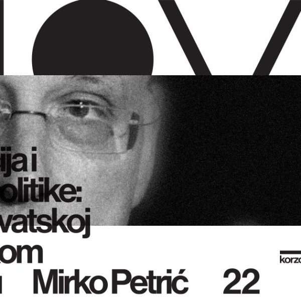 Predavanje Mirka Petrića „Kulturna participacija i kulturne politike: mladi u Hrvatskoj i europskom kontekstu” u Galeriji Novo