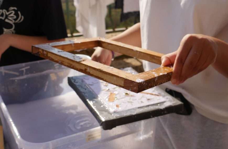 Radionica izrade papira u Studio-galeriji Klet, 2. svibnja 