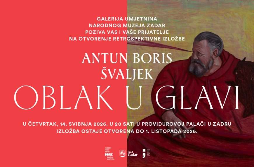 OBLAK U GLAVI – OTVORENJE RETROSPEKTIVNE IZLOŽBE ANTUNA BORISA ŠVALJEKA, 14.5.