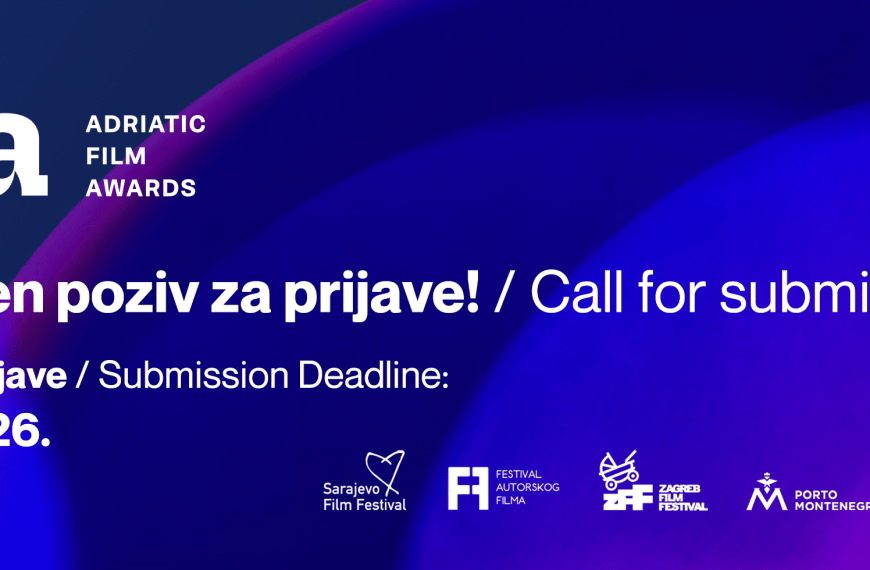 Adriatic Film & TV Awards: Otvorene prijave za AFA nagrade 2026.