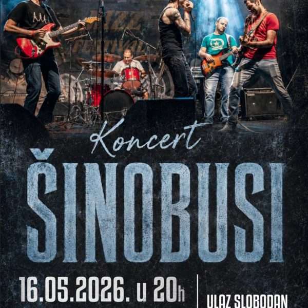 Pozivnica – SKC Osijek – Koncert “ŠINOBUSI”
