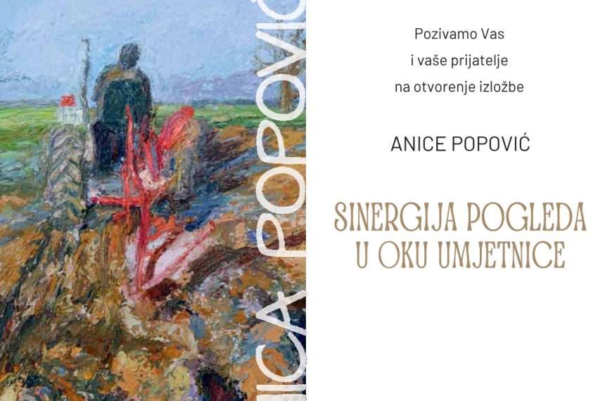 Sinergija pogleda u oku umjetnice – Izložba Anice Popović povodom Dana Grada Đakova, od 8. svibnja