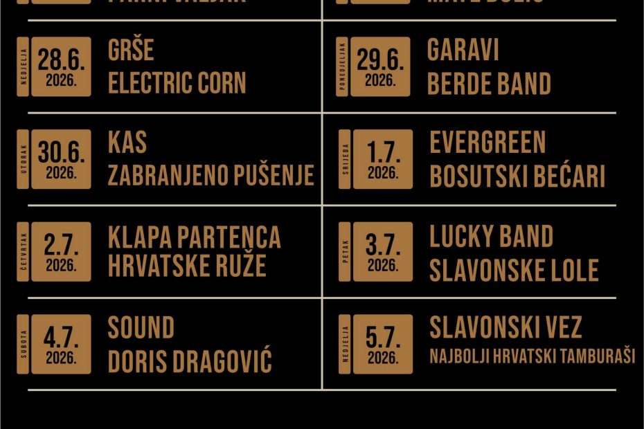 Glazbena čarolija jubilarnih 60. Đakovačkih vezova