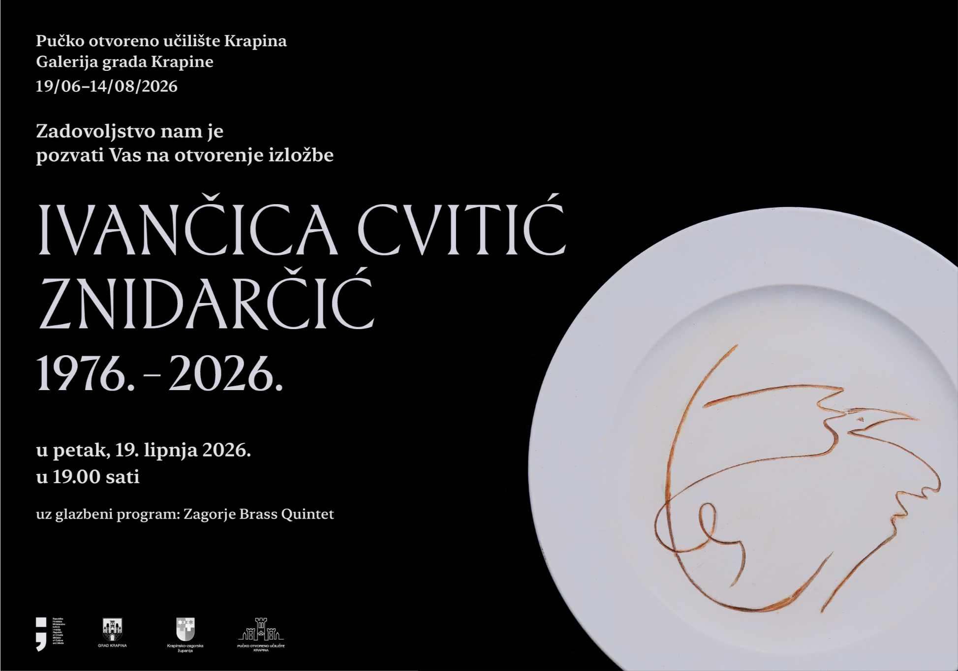 Ivančica Cvitić Znidarčić, RETROSPEKTIVA 1976-2026, od 19. lipnja, Galerija Grada Krapine