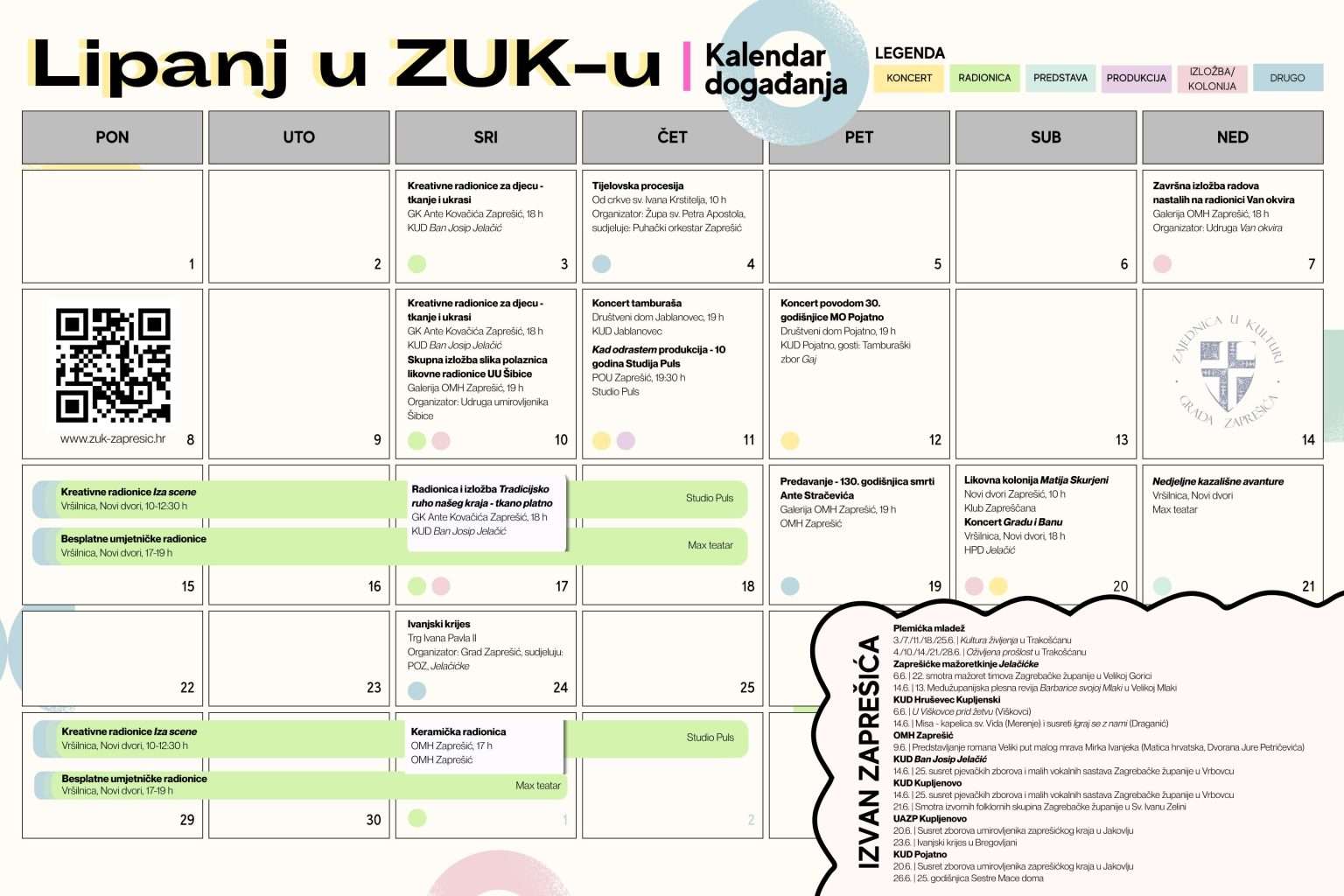 ZAPREŠIĆ: LIPANJ U ZUK-u