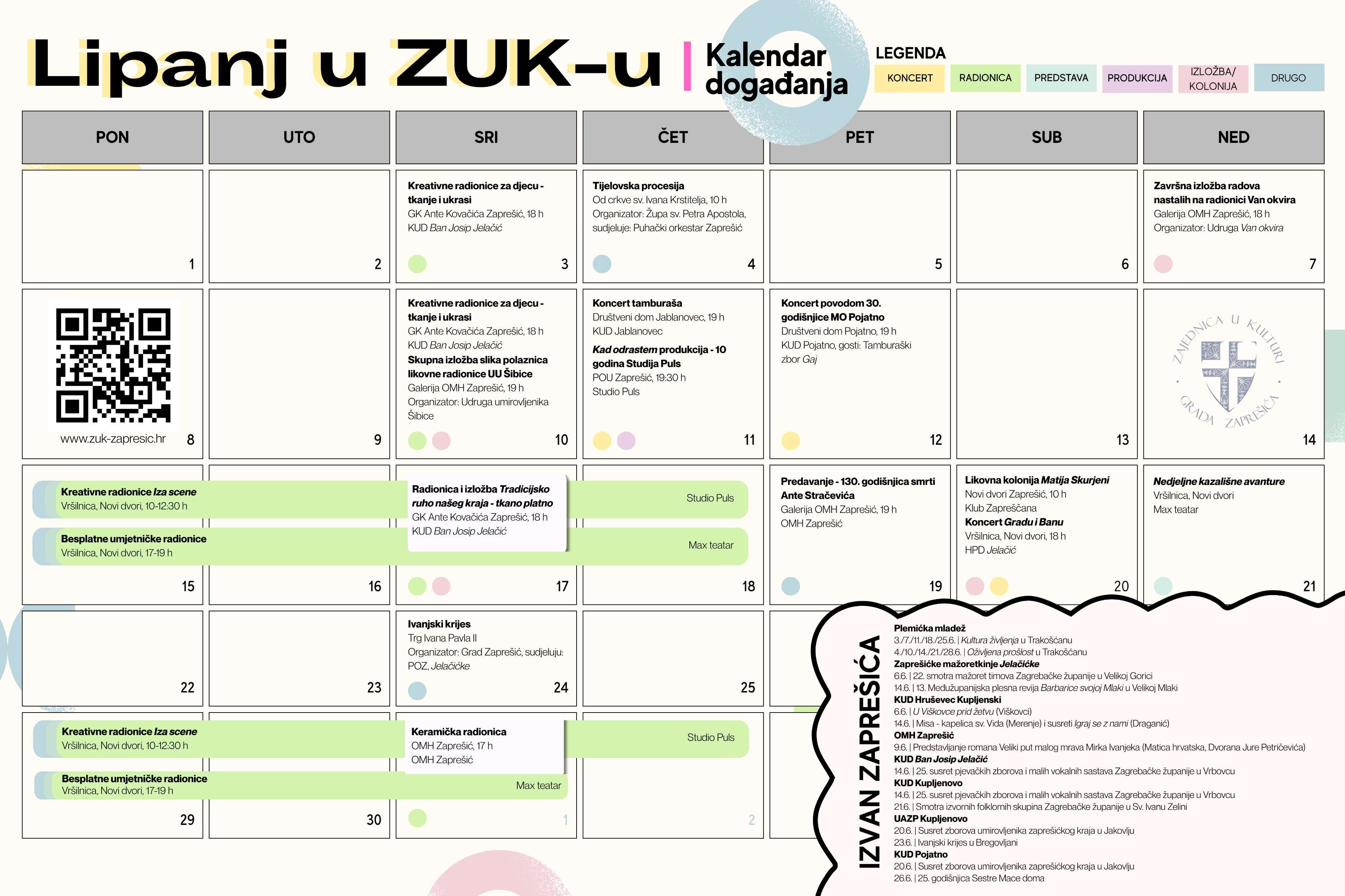 ZAPREŠIĆ: LIPANJ U ZUK-u