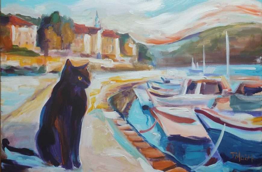 Koraljka Polaček: Cres&Cats, od 4. do 25. srpnja u izložbenoj galeriji creske Palača Moise