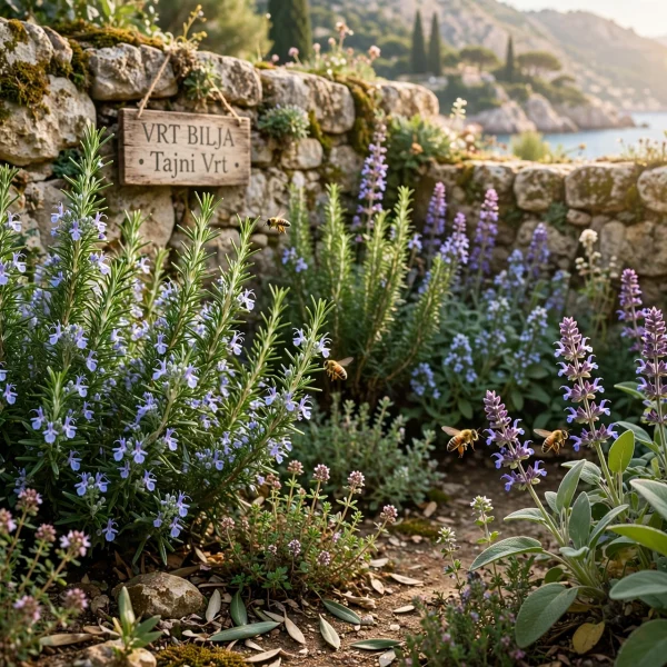 mirisi ružmarina i kadulje AI foto