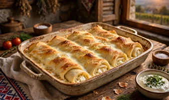 Zagorski štrukli – Gastronomska balada u mekim naborima tijesta AI foto