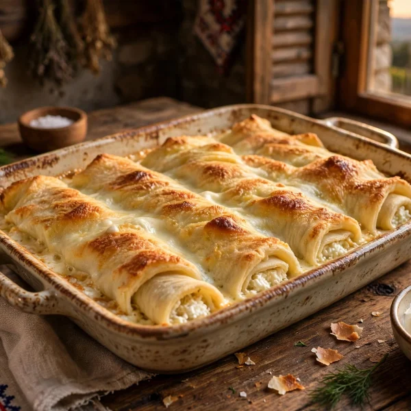 Zagorski štrukli – Gastronomska balada u mekim naborima tijesta AI foto
