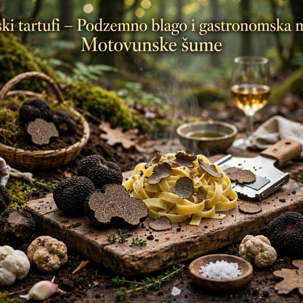 Istarski tartufi – Podzemno blago i gastronomska magija Motovunske šume AI foto