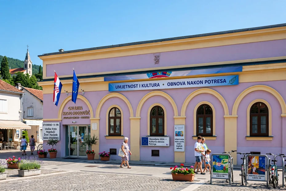 Petrinja: Umjetnost i kultura - Obnova nakon potresa (AI foto)