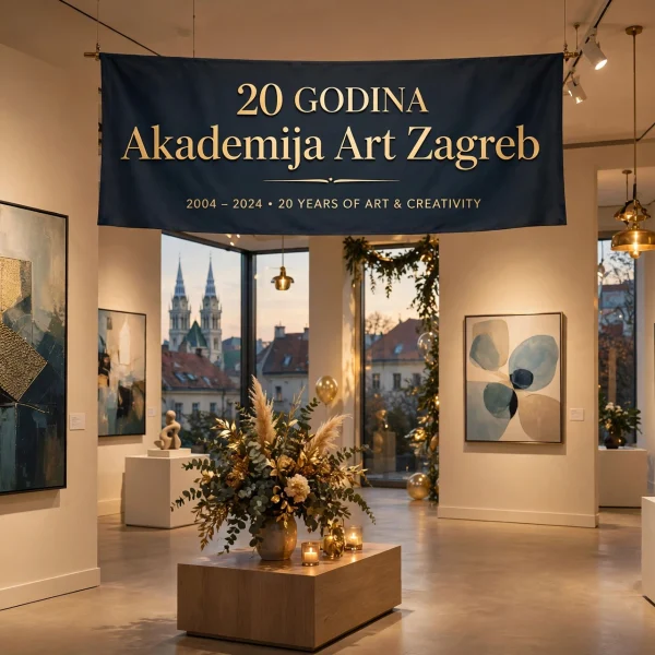 20 GODINA Akademija Art Zagreb AI foto